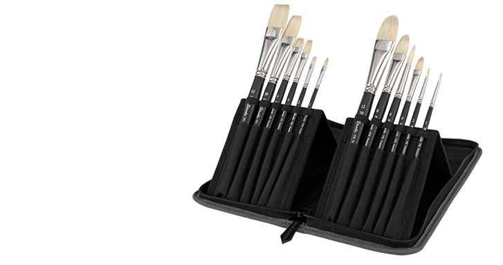 SH BRUSH SET NAT OR SABLE HAIR